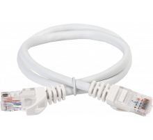 ITK RJ45(m) - RJ45(m) Cat. 6 U/UTP LSZH 1м чёрный