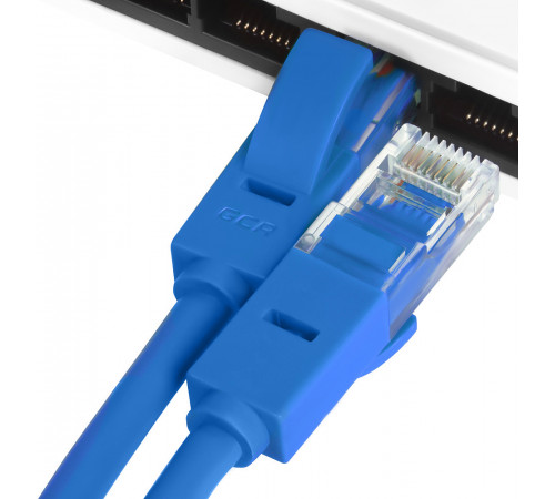 Greenconnect RJ45(m) - RJ45(m) Cat. 5e U/UTP PVC 0.15м синий