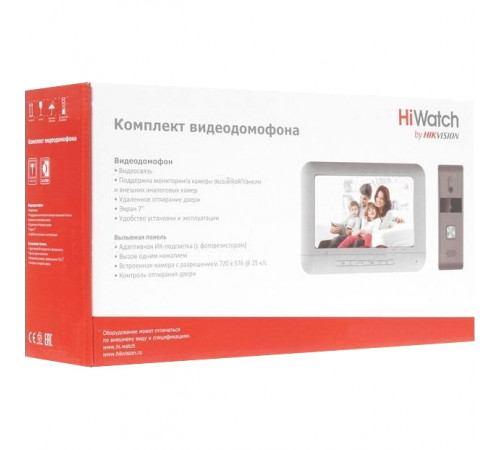 Комплект аналогового видеодомофона HIWATCH DS-D100KF