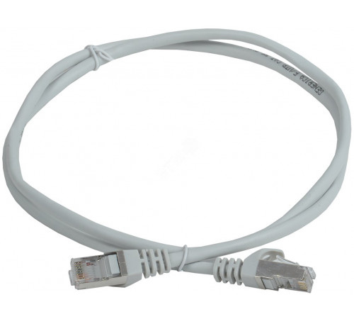 ITK RJ45(m) - RJ45(m) Cat. 5e F/UTP PVC 10м серый