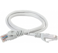 ITK RJ45(m) - RJ45(m) Cat. 5e U/UTP PVC 2м серый