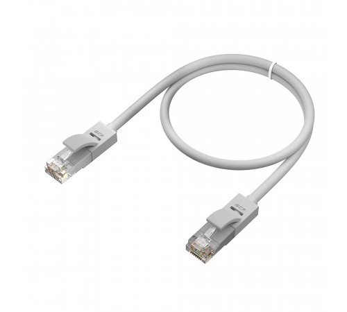 Greenconnect RJ45(m) - RJ45(m) Cat. 5e UTP  9м серый