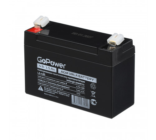 GoPower LA-435 (4V / 3.5Ah)