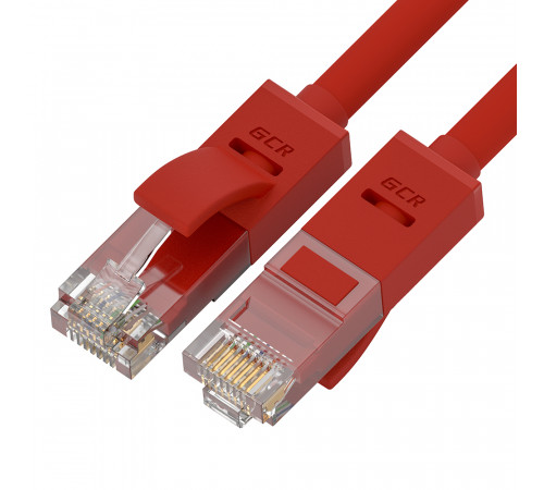 Greenconnect RJ45(m) - RJ45(m) Cat. 5e U/UTP PVC 0.15м красный