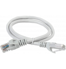 ITK RJ45(m) - RJ45(m) Cat. 6A U/UTP PVC 5м серый