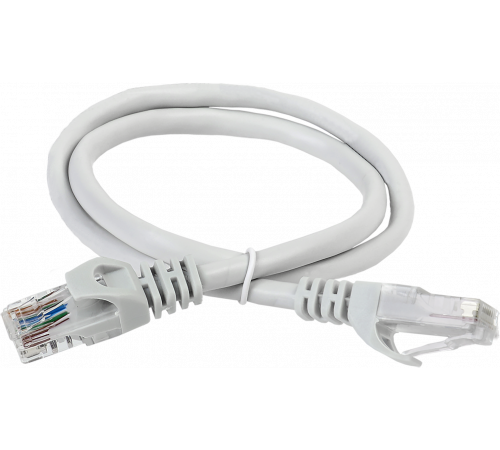 ITK RJ45(m) - RJ45(m) Cat. 6A U/UTP PVC 5м серый
