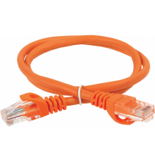 ITK RJ45(m) - RJ45(m) Cat. 5e U/UTP LSZH 0.5м оранжевый