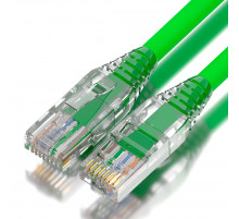 Greenconnect RJ45(m) - RJ45(m) Cat. 5e UTP  0.3м зеленый