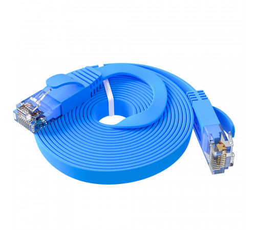 Greenconnect RJ45(m) - RJ45(m) Cat.6 UTP  0.3м синий
