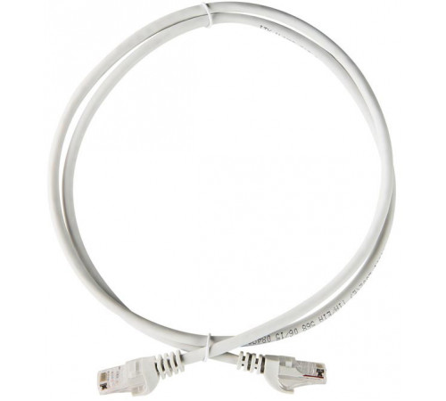 ITK RJ45(m) - RJ45(m) Cat. 5e U/UTP LSZH 0.5м серый