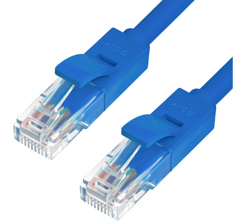Greenconnect RJ45(m) - RJ45(m) Cat. 5e U/UTP PVC 0.15м синий