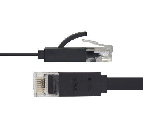 Greenconnect RJ45(m) - RJ45(m) Cat. 6 U/UTP PVC 1м чёрный