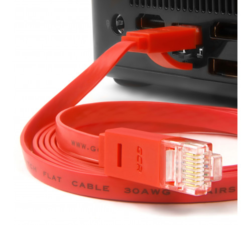 Greenconnect RJ45(m) - RJ45(m) Cat. 6 U/UTP PVC 2м красный