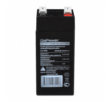 Аккумулятор свинцово-кислотный GoPower LA-445 4V 4.5Ah (1/20)