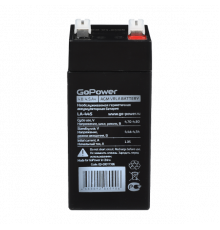 Аккумулятор свинцово-кислотный GoPower LA-445 4V 4.5Ah (1/20)