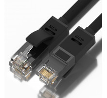 Greenconnect RJ45(m) - RJ45(m) Cat. 5e U/UTP PVC 0.2м чёрный