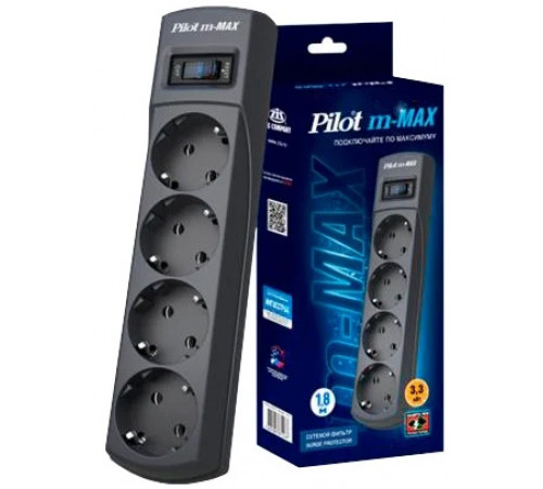 ZIS Pilot m-Max (5 м, 4 розетки)