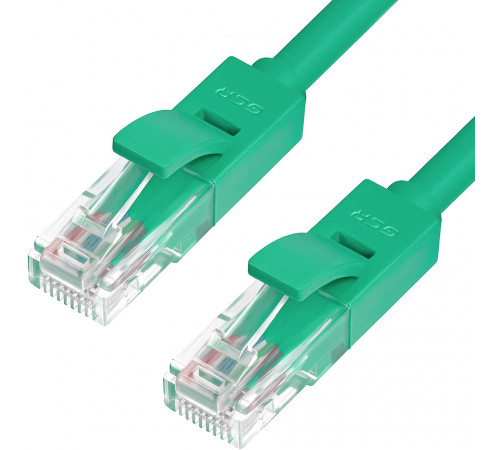 Greenconnect RJ45(m) - RJ45(m) Cat. 5e U/UTP PVC 0.3м зелёный