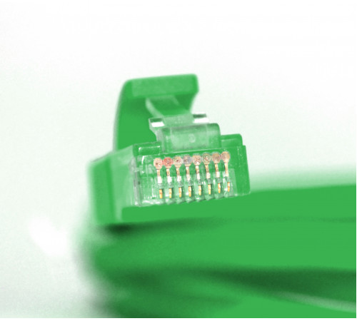 Greenconnect RJ45(m) - RJ45(m) Cat. 5e U/UTP PVC 0.3м зелёный