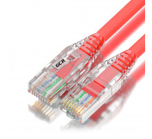 Greenconnect RJ45(m) - RJ45(m) Cat. 5e UTP  1.5м красный