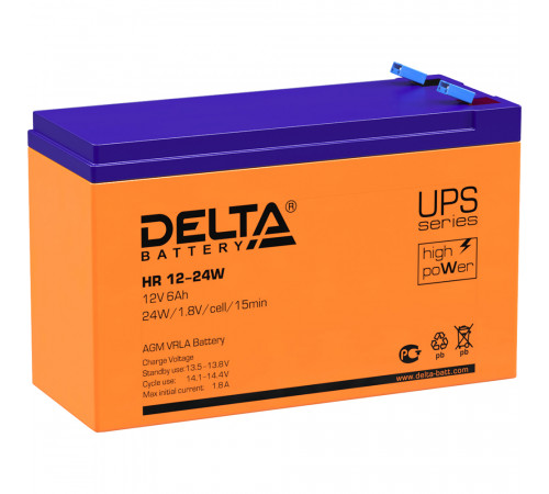 Delta UPS HR 12-24 W (12V / 6Ah)