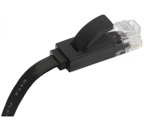 Greenconnect RJ45(m) - RJ45(m) Cat. 6 U/UTP PVC 5м чёрный