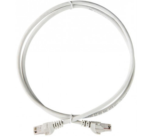 ITK RJ45(m) - RJ45(m) Cat. 5e U/UTP LSZH 3м серый
