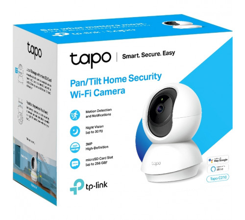 Камера видеонаблюдения IP внутренняя Tp-Link Tapo C210