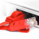 Greenconnect RJ45(m) - RJ45(m) Cat. 6 U/UTP PVC 2м красный