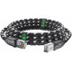 Greenconnect RJ45(m) - RJ45(m) Cat. 6 UTP нейлон 5.0м чёрно-белый