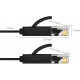 Greenconnect RJ45(m) - RJ45(m) Cat. 6 U/UTP PVC 1м чёрный
