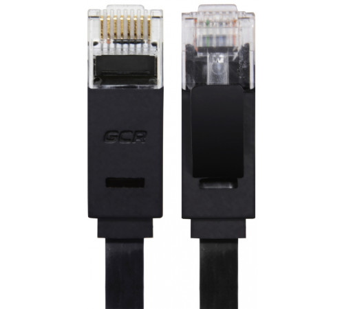 Greenconnect RJ45(m) - RJ45(m) Cat. 6 U/UTP PVC 1м чёрный