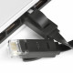 Greenconnect RJ45(m) - RJ45(m) Cat. 6 U/UTP PVC 1м чёрный