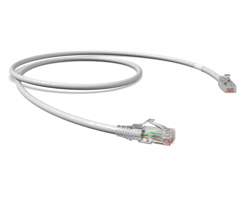 Patchwork Коммутационный шнур RJ45 / RJ45, U / UTP Кат.6, LSZH, белый, 5.0 м (77696025)