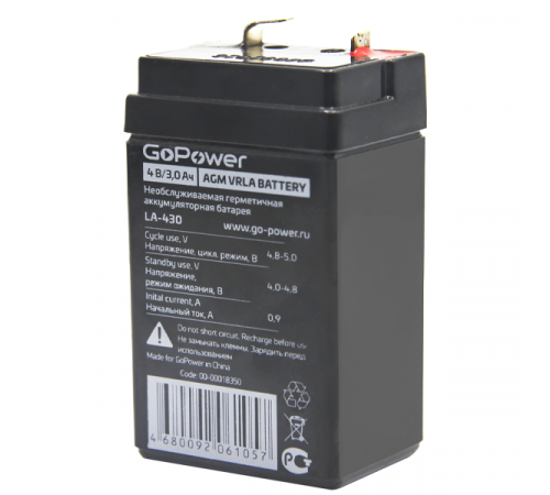 GoPower LA-430 (4V / 3Ah)