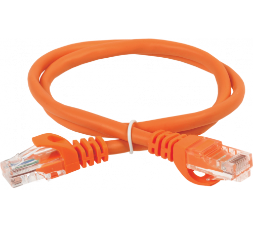 ITK RJ45(m) - RJ45(m) Cat. 5e U/UTP PVC 1м оранжевый