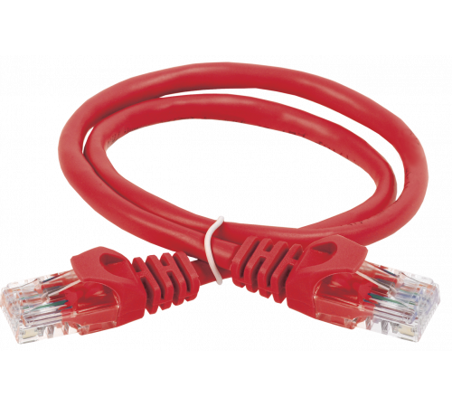 ITK RJ45(m) - RJ45(m) Cat. 5e U/UTP PVC 5м красный