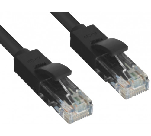 Greenconnect RJ45(m) - RJ45(m) Cat. 5e U/UTP PVC 15м чёрный