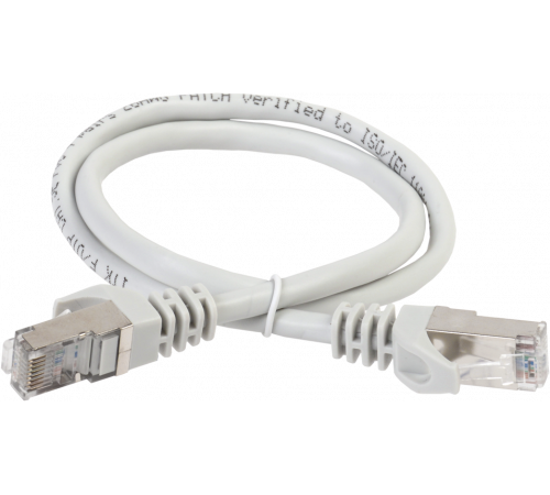 ITK RJ45(m) - RJ45(m) Cat. 5e F/UTP PVC 2м серый