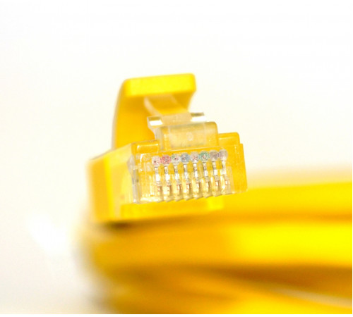 Greenconnect RJ45(m) - RJ45(m) Cat. 5e U/UTP PVC 10м жёлтый