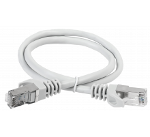 ITK RJ45(m) - RJ45(m) Cat. 6A S/FTP LSZH 5м серый