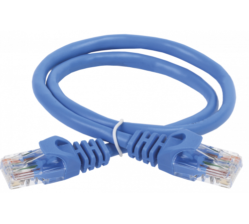 ITK RJ45(m) - RJ45(m) Cat. 5e U/UTP PVC 3м синий