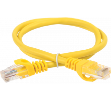 ITK RJ45(m) - RJ45(m) Cat. 5e U/UTP PVC 5м жёлтый