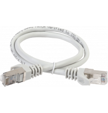 ITK RJ45(m) - RJ45(m) Cat. 6 F/UTP LSZH 1м серый