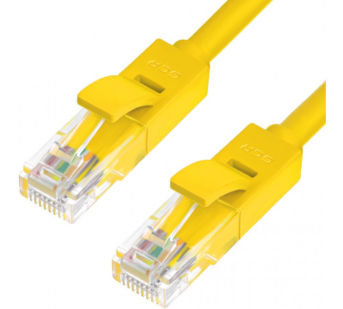 Greenconnect RJ45(m) - RJ45(m) Cat. 5e U/UTP PVC 10м жёлтый
