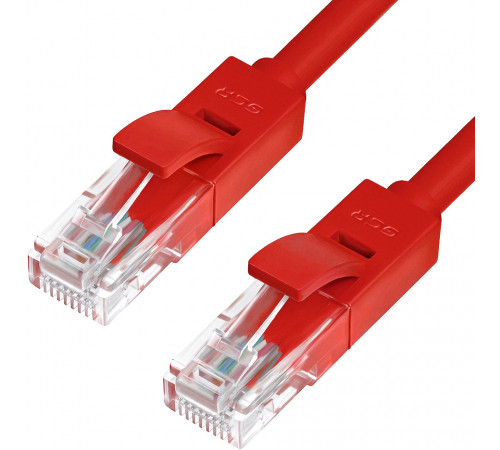 Greenconnect RJ45(m) - RJ45(m) Cat. 5e U/UTP PVC 7.5м красный
