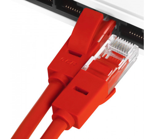 Greenconnect RJ45(m) - RJ45(m) Cat. 5e U/UTP PVC 0.5м красный