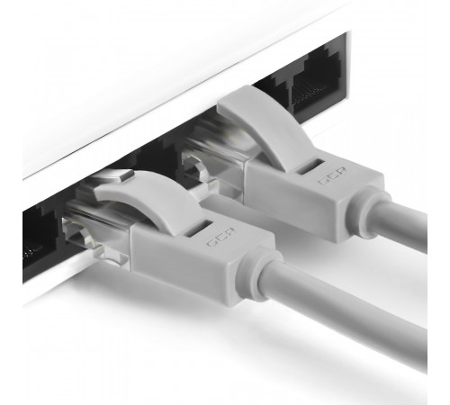 Greenconnect RJ45(m) - RJ45(m) Cat. 5e U/UTP PVC 30м серый
