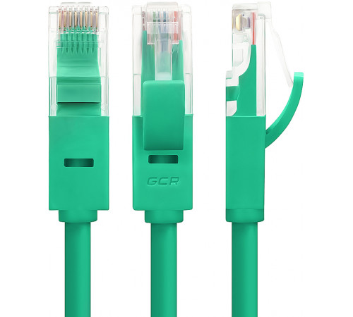 Greenconnect RJ45(m) - RJ45(m) Cat. 5e U/UTP PVC 0.15м зелёный
