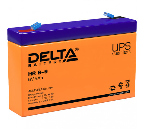 Delta UPS HR 6-9 (6V / 9Ah)